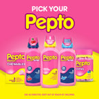 Pepto Bismol Liquicaps, Upset Stomach Relief, Nausea Relief, Heartburn Relief, Indigestion Relief, Anti Diarrhea Medication for Adults - 5 Symptom Fast Relief, No Flavor, 48 ct