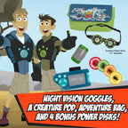 Wild Kratts Adventure Playset - 8pc Set Includes Goggles, Creature Pod, 4 Power Discs & More, Pretend Play & Costume Dress Up Accessories, Officially Licensed Toys for Children, Gift for Kids