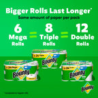 Bounty Select-A-Size Paper Towels, White, 8 Triple Rolls = 24 Regular Roll