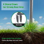 Lilyvane Weed Puller Tool, Stand Up Manual Weeder, Heavy Duty Garden Weeding Tool with 60 inch Long Handle,4 Claw Steel Head, Uprooting Dandelion Removal Gardening Tools for Lawn Grass Grabber