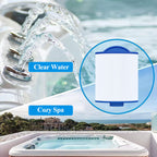 Cryspool® 05014 Filter Compatible with 5CH-25, PMAX25P4, PTL20W-SV-P4, 108868, SD-00798, 25 Sq. Ft Spa Filter Cartridge, 2 Pack
