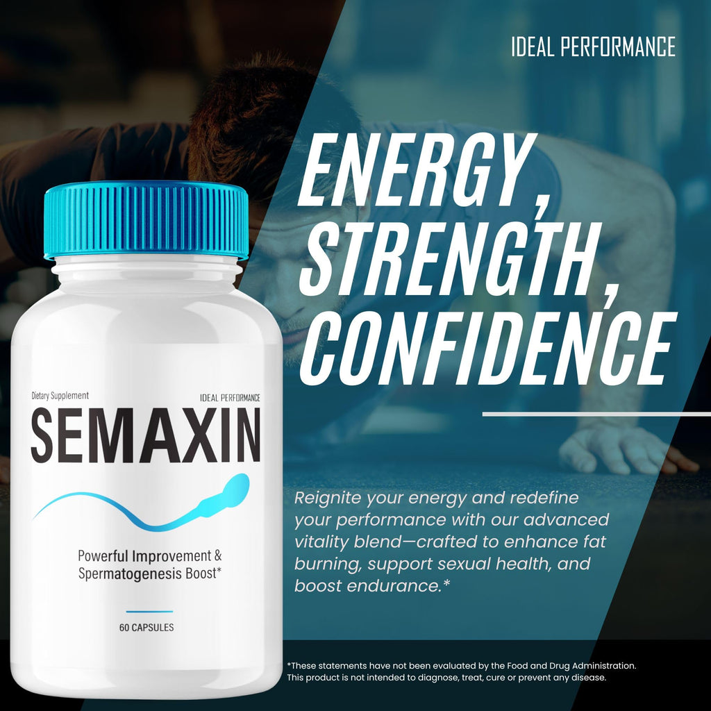 IDEAL PERFORMANCE Semaxin Capsules, Official Semaxin Supplement Pills, Overall Health and Wellness Reviews (60 Capsules)