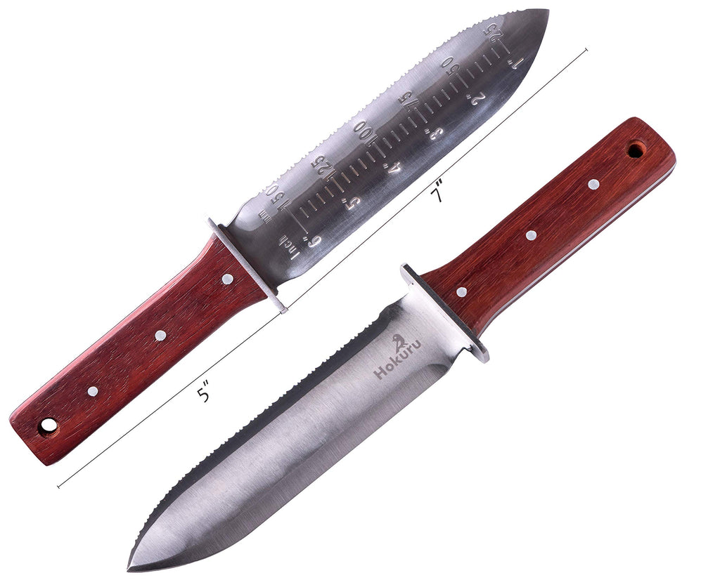 HOKURU Hori Hori Knife Gardening Tool