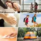 HAPPY CHEERS 500 Pieces Disposable Compressed Towels, Compact Travel Coin Tissue Soft Compress Tissues Pills for Outdoors Travel Camping and Beauty Salon