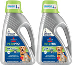 Bissell PET PRO OXY Urine Eliminator with Febreze Carpet Deep Clean Solution, StainProtect Technology, leading upright carpet cleaners, 48oz, Our best formula for pet messes & odors, (Pack of 2)