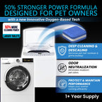 Washing Machine Cleaner New Ultra Pro Tablets 50% Stronger Formula for Pet - 56 Pack, HE Front & Top Load, Washer Deep Cleaning, Remove Tough Pet Hair, Odors, Residue & Grime, No Dander Build-up
