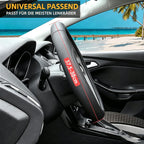 Valleycomfy Microfiber Leather Steering Wheel Cover Universal 15 inch (Black)