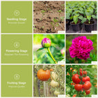 Danshinro Outdoor LED Grow Light, Waterproof String Plant Growing Light, 21 FT Full Spectrum Growth Light, Suitable for Garden, Farm, Flower, Seedling Greenhouse Grow Light (6 Light)