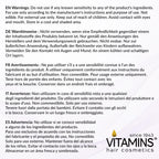 VITAMINS hair cosmetics Keratin Purple Hair Mask - Blue Hair Mask Deep Conditioner Treatment - Blonde Toner to Neutralize Brassiness in Brassy Blonde, Silver, White, Gray & Brown Locks