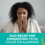 Vicks Sinex Severe Nasal Spray, Moisturizing Ultra Fine Mist with Aloe, Decongestant Medicine, Relief from Stuffy Nose Due to Cold or Allergy, Nasal Congestion & Sinus Pressure Relief, 265 Sprays x 2