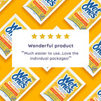 Wet Ones Antibacterial Hand Wipes Singles, Tropical Splash Wipes, Individual Wipes, Antibacterial Wipes, Hand Wipes Individually Wrapped, 24ct (6 pack)
