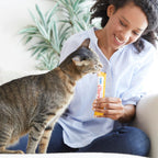 INABA Churu Cat Treats, Lickable, Squeezable Creamy Purée Cat Treat with Green Tea Extract & Taurine, 0.5 Ounces Each Tube, 50 Tubes, Tuna Variety