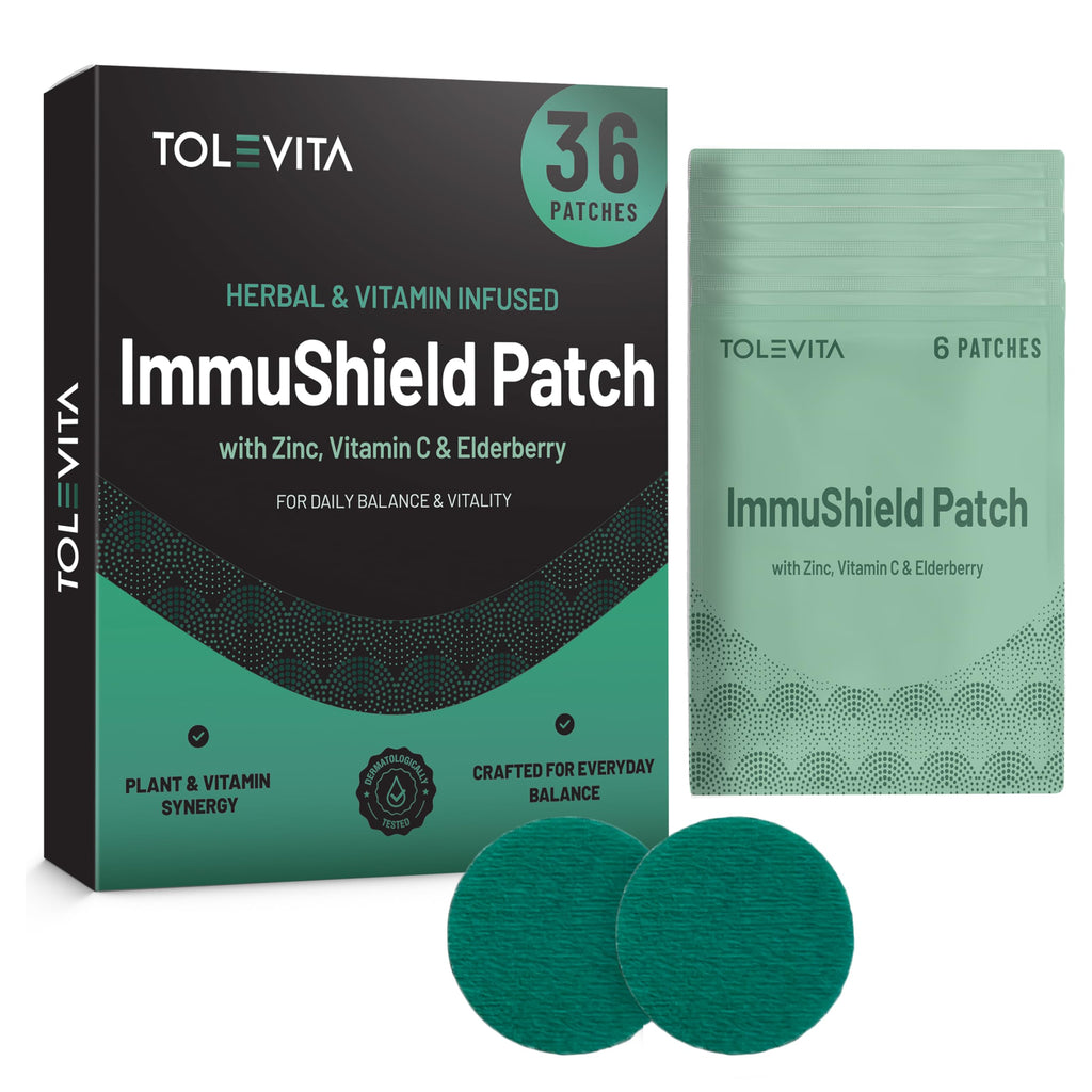 TOLEVITA ImmuShield Patch – Daily Wellness External use - Plant Extracts, 36 pcs