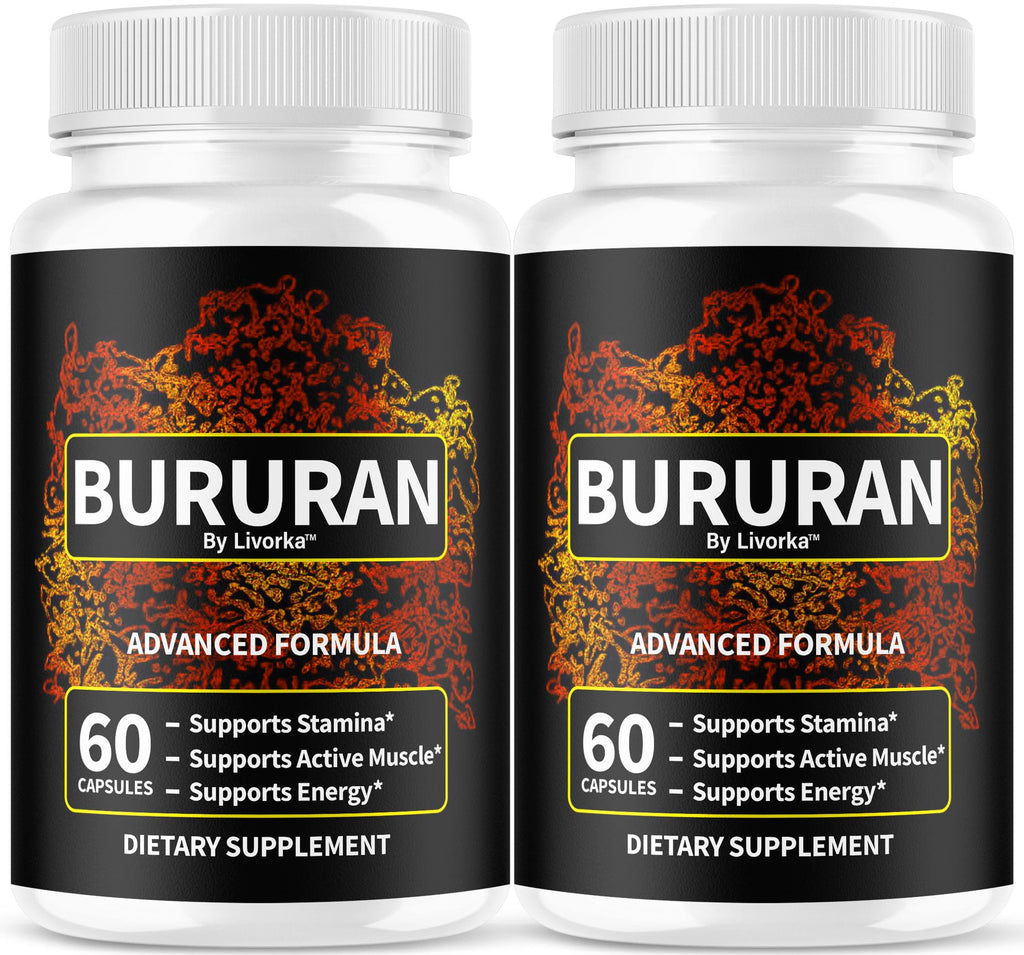 (2 Pack) Bururan Capsules - Official Bururan Advanced Pills for Men Support - Maximum Strength, All Natural Bururan Premium Supplement for Overall Health & Wellness Reviews, 120 Capsules for 2 Months