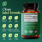 InnerHerb Tributyrin 250mg Supplement | Single Ingredient Tributyrin | 90 Vegan Capsules | Clean Label | Unflavored | 1 Capsule Daily | 90-Day Supply
