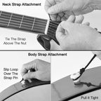 MasterPlay Kids Guitar, 30” Beginner Classical Wood Guitar For Learners, With starter kit, Bag, Strap, Tuner, Pick, Extra String, Cleaning cloth, Christmas, Birthday Gift for Girls Ages 5-12, Pink