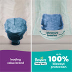Pampers Baby Dry Ultra Cushiony Diapers, Size 6 (23-44 lbs), 144 Count, Up to 100% Leakproof (Packaging May Vary)