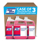 Clean Quick Broad Range Quaternary Sanitizer Bulk, No Rinse (1 gal, 3 pack)