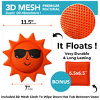 BubbyShine, Hot Tub Scum Absorber for Spa Hot Tub Cleaner - Hot Tub Accessories for Adults, Hot Tub Scum Sponge for Hot Tub Oil Absorbing Sponge for Hot Tub, Hot Tub Sponge Scum Remover, 1 Pack
