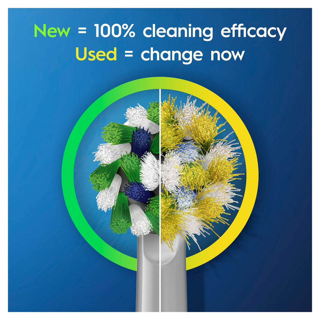 GROKIE Oral-B Pro 3-3000 - Cross Action White Electric Toothbrush, 1 Handle with Visible Pressure Sensor, 1 Toothbrush Head, Designed by Braun