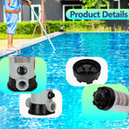 Professional CL220 Off-line Automatic Chlorinator for Swimming Pool Ponds Garden,Replacement for Hayward CL220 Automatic Chlorinator Feeder,9 lbs Capacity,ABS Material,Easy Installation