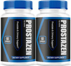 (2 Pack) Prostazen Capsules - Official Prostazen Pills Supplement for Men, All Premium Plus for Men, Advanced Support Natural Formula Prostazen Review, 120 Capsules for 2 Months
