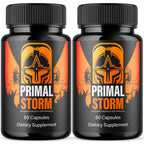 (2 Pack) Primal Storm Capsules, PrimalStorm Pills for Men with All Natural Ingredients, Advanced Formula Men's Health and Wellness Support Pill, Maximum Strength Multivitamin Supplement (120 Capsules)