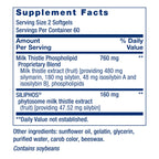 Life Extension Advanced Milk Thistle, Liver Health Supplement, Liver Detox, Cell Division, silymarin, silybin, bioavailable, Gluten Free, Non-GMO, 120 softgels