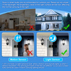 TJOY 8 Pack Dusk to Dawn Light Bulbs Outdoor, Light Sensor A19 LED Light Bulb, Automatic on/Off Photocell Bulb for Outdoor Porch Lighting, 60W Equivalent, Energy Efficient 9W, Daylight 5000K, E26 Base