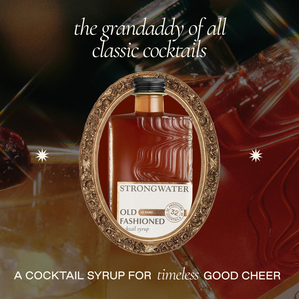 Strongwater Old Fashioned Mix - 1pk, 32 Cocktails - Just Add Bourbon