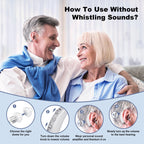Digital hearing aids for Seniors with noise reduction, rechargeable BTE hearing aid for adults with hearing loss with volume control.