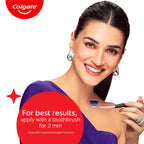 Colgate Visible White Purple Teeth Whitening Serum, 1.5oz/40ml – Mint & Yuzu Flavour, Instant Brightening Purple Serum for Whiter Smiles