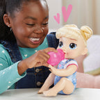Baby Alive Crawl 'n Play Harper Hugs Electronic Crawling Baby Doll Set, Blonde Hair, Kids Toys for Girls & Boys 3 Years & Up, 10.75 Inches