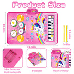 Toys for 1 Year Old Girl Gifts: 3 in 1 Baby Music Mat Toddler Toys Age 1-2