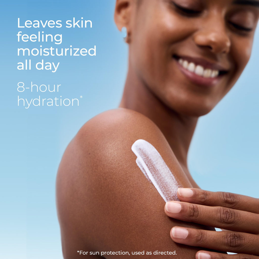 Eucerin Sun Advanced Hydration SPF 50 Sunscreen Lotion, Lightweight Sunscreen with Hyaluronic Acid and Humectants, Hypoallergenic, Fragrance Free, No Oxybenzone or Octinoxate, 5 Fl Oz Tube