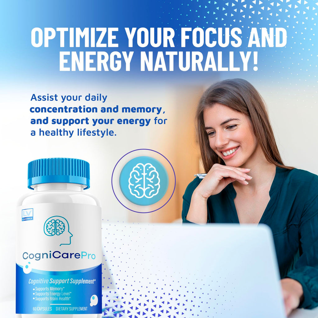 LIVORKA (5 Pack) Cognicare Pro Capsules, Cognicare Pro, Cognicare Pro Pills, Cognicare Pro Advanced Formula, Cognicare Pro Vitamins, Cognicare Pro Formula 300 Capsules for 5 Months