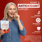 Resilia Odorless Aged Garlic Softgels (60 Count) | 1200mg Aged Garlic Per Serving | with CoQ10 Ubiquinol & Vitamin K2 (MK-7) | Dietary Supplement