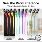 Loddie Doddie Chalk Markers, Liquid Chalk Pens, Reversible Tips, 24 Pack