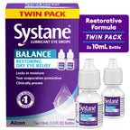 Systane Balance Lubricant Eye Drops, 0.33 oz, Twin Pack Restorative Formula
