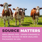 Beef Organ Supplement for Women - Beef Liver, Kidney, Heart and Uterus Tissue, Supports Women's Overall Energy and Health - Pasture Raised in New Zealand - No Fillers or Flow Agents - 120 Capsules