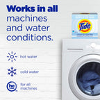Tide Clean and Gentle Powder Laundry Detergent, Unscented, 68 Loads, 77 oz
