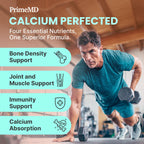 4-in-1 Calcium Supplements for Women and Men - Calcium with Vitamin D3 K2 5000 IU Supplement, 601mg per Serving - Gluten-Free, Vegan-Friendly (120 ct)