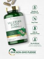Carlyle Valerian Root Capsules | 240 Count | Herb Extract Supplement | Non-GMO, Gluten Free