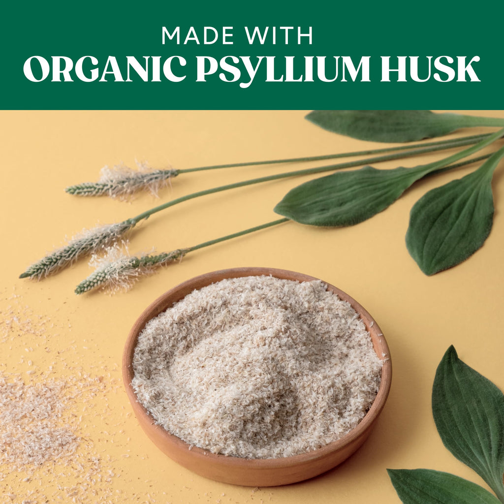 Bellway Super Fiber Capsules (6 Pack) - USDA Organic Psyllium Husk Capsules - Daily Psyllium Husk Fiber Supplement for Digestive Health and Regularity, Plant Based, Non-GMO, Kosher - 960 Capsules