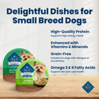 Blue Buffalo Delights Variety Pack Small Breed Wet Dog Food, 3.5 oz, 12 ct