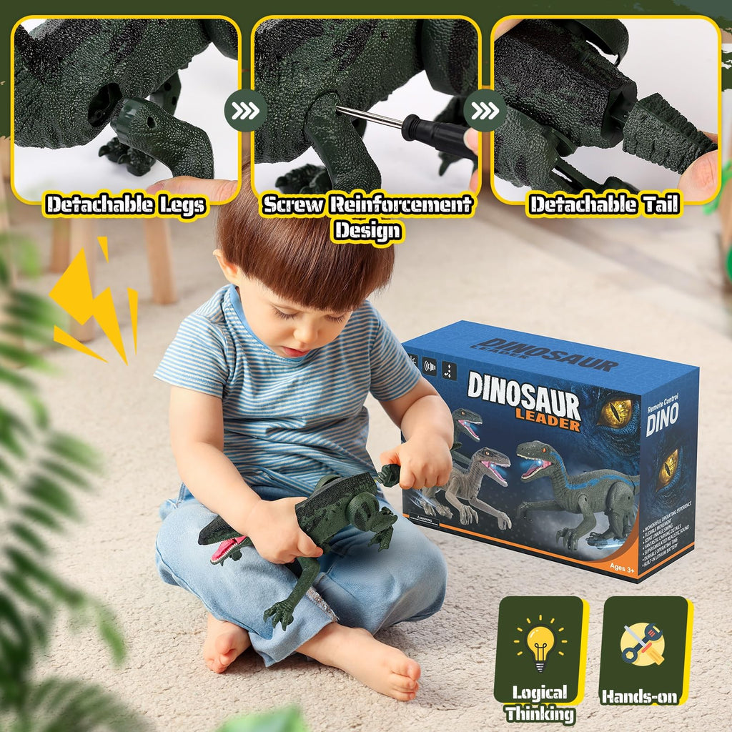 Dinosaur Toys for Kids, 2.4GHz Remote Control Dinosaur with Walking