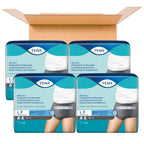 Tena ProSkin Large Gray Adult Male Moderate Absorbency Protective Disposable Underwear, 72 Count