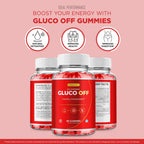 IDEAL PERFORMANCE Gluco Off Gummies, GlucoOff Gummy Reviews (3 Pack)