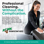 Monk Disinfecting Wipes (2 Buckets of 800 Count) for Commercial Facilities
