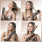 Yitrust 6 in 1 Hair Dryer Brush, Blow Dryer Brushies Ionic Hair Dryer, Oval Hot Air Brush, Hair Curler Straightener Magic Styler Autowrap Air Styler